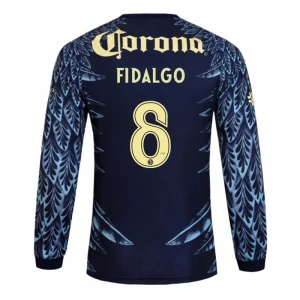 Maglia Calcio Club América 2025-26 FIDALGO #8 Trasferta Uomo Manica Lunga
