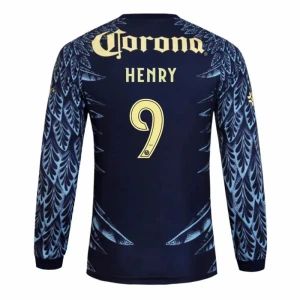 Maglia Calcio Club América 2025-26 HENRY #9 Trasferta Uomo Manica Lunga