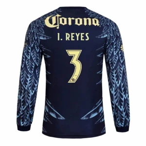 Maglia Calcio Club América 2025-26 I. REYES #3 Trasferta Uomo Manica Lunga