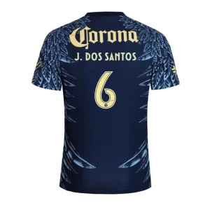 Maglia Calcio Club América 2025-26 J. DOS SANTOS #6 Trasferta Uomo