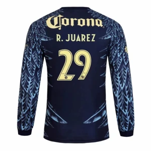 Maglia Calcio Club América 2025-26 R. JUAREZ #29 Trasferta Uomo Manica Lunga