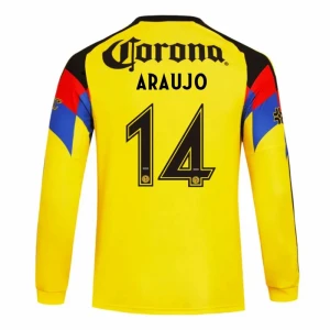 Maglia Calcio Club América ARAUJO #14 2025-26 Prima Uomo Manica Lunga