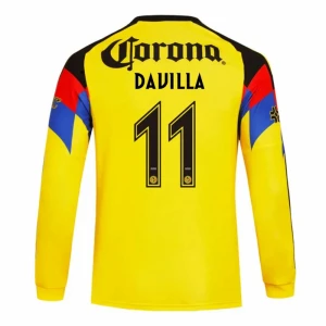 Maglia Calcio Club América DAVILA #11 2025-26 Prima Uomo Manica Lunga