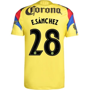 Maglia Calcio Club América E. Sanchez #28 2025-26 Prima Uomo