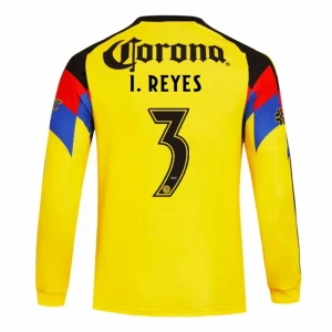 Maglia Calcio Club América I. REYES #3 2025-26 Prima Uomo Manica Lunga