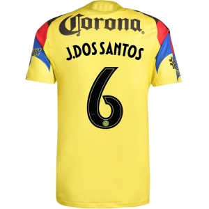 Maglia Calcio Club América J. Dos Santos #6 2025-26 Prima Uomo
