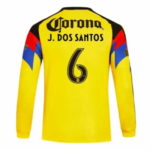 Maglia Calcio Club América J. DOS SANTOS #6 2025-26 Prima Uomo Manica Lunga