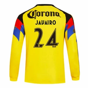 Maglia Calcio Club América JAVAIRO #24 2025-26 Prima Uomo Manica Lunga