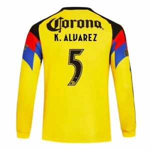 Maglia Calcio Club América K. ALVAREZ #5 2025-26 Prima Uomo Manica Lunga