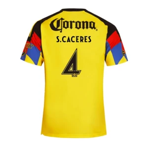 Maglia Calcio Club América S. CACERES #4 2025-26 Prima Uomo