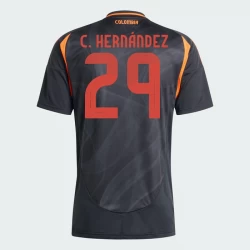 Maglia Calcio Colombia C. Hernandez #29 Copa America 2024 Trasferta Uomo