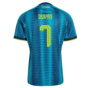 Maglia Calcio Colombia Duvan #7 Mondiali 2026 Trasferta Uomo