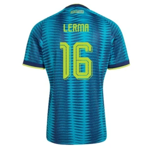 Maglia Calcio Colombia Lerma #16 Mondiali 2026 Trasferta Uomo