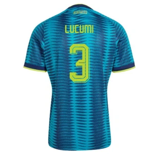 Maglia Calcio Colombia Lucumi #3 Mondiali 2026 Trasferta Uomo