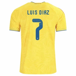 Maglia Calcio Colombia Luis Diaz #7 Mondiali 2026 Prima Uomo