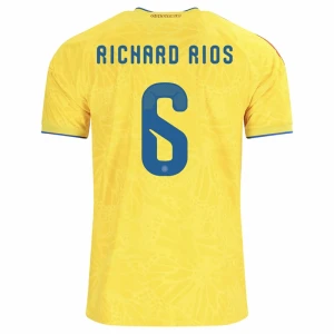 Maglia Calcio Colombia Richard Rios #6 Mondiali 2026 Prima Uomo