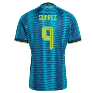 Maglia Calcio Colombia Suarez #9 Mondiali 2026 Trasferta Uomo