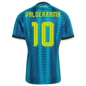 Maglia Calcio Colombia Valderrama #10 Mondiali 2026 Trasferta Uomo