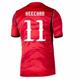 Maglia Calcio Corea del Sud Heechan #11 Mondiali 2026 Prima Uomo