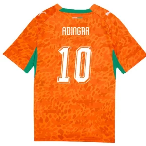 Maglia Calcio Costa d'Avorio Adingra #10 Mondiali 2026 Prima Uomo