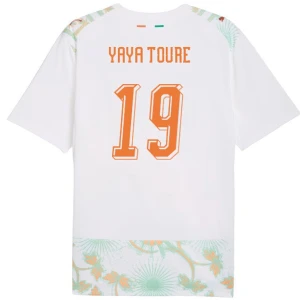 Maglia Calcio Costa d'Avorio Yaya Toure #19 Mondiali 2026 Trasferta Uomo