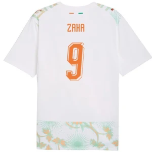 Maglia Calcio Costa d'Avorio Zaha #9 Mondiali 2026 Trasferta Uomo