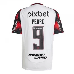 Maglia Calcio CR Flamengo 2025-26 Sponsor Pedro #9 Trasferta Uomo