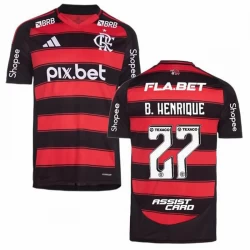 Maglia Calcio CR Flamengo B. Henrique #27 2025-26 Sponsor Prima Uomo