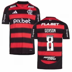 Maglia Calcio CR Flamengo Gersson #8 2025-26 Sponsor Prima Uomo