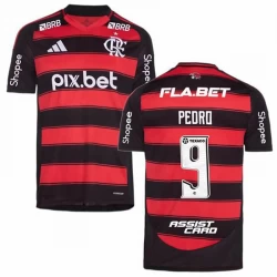 Maglia Calcio CR Flamengo Pedro #9 2025-26 Sponsor Prima Uomo