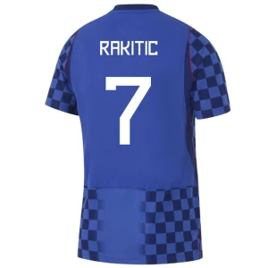 Maglia Calcio Croazia Ivan Rakitic #7 Mondiali 2026 Trasferta Uomo