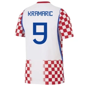 Maglia Calcio Croazia Kramaric #9 Mondiali 2026 Prima Uomo