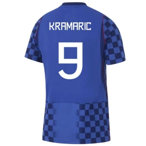 Maglia Calcio Croazia Kramaric #9 Mondiali 2026 Trasferta Uomo