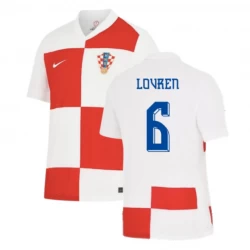 Maglia Calcio Croazia Lovren #6 Europei 2024 Prima Uomo