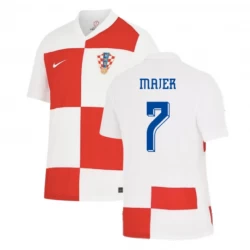 Maglia Calcio Croazia Majer #7 Europei 2024 Prima Uomo