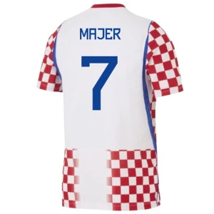 Maglia Calcio Croazia Majer #7 Mondiali 2026 Prima Uomo