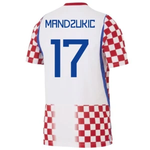 Maglia Calcio Croazia Mandzukic #17 Mondiali 2026 Prima Uomo