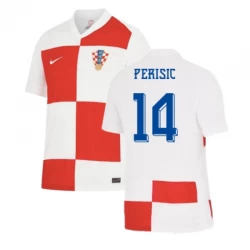 Maglia Calcio Croazia Perisic #14 Europei 2024 Prima Uomo