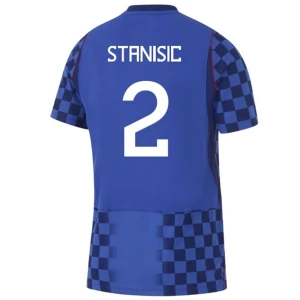 Maglia Calcio Croazia Stanisic #2 Mondiali 2026 Trasferta Uomo