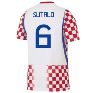 Maglia Calcio Croazia Sutalo #6 Mondiali 2026 Prima Uomo