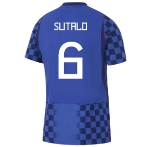 Maglia Calcio Croazia Sutalo #6 Mondiali 2026 Trasferta Uomo