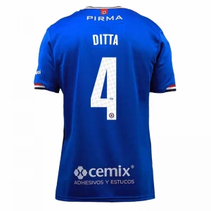 Maglia Calcio Cruz Azul Ditta #4 2025-26 Prima Uomo