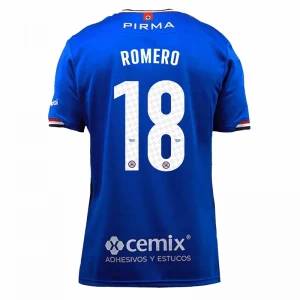 Maglia Calcio Cruz Azul Romero #18 2025-26 Prima Uomo