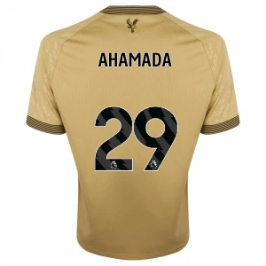 Maglia Calcio Crystal Palace 2025-26 Ahamada #29 Trasferta Uomo