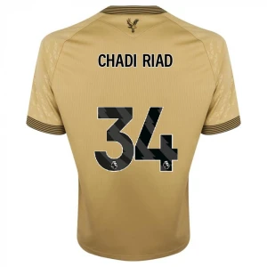 Maglia Calcio Crystal Palace 2025-26 Chadi Riad #34 Trasferta Uomo