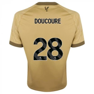 Maglia Calcio Crystal Palace 2025-26 Doucoure #28 Trasferta Uomo