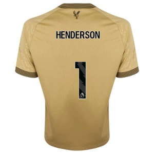 Maglia Calcio Crystal Palace 2025-26 Henderson #1 Trasferta Uomo