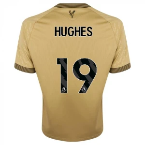 Maglia Calcio Crystal Palace 2025-26 Hughes #19 Trasferta Uomo