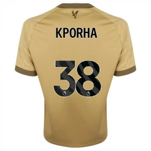 Maglia Calcio Crystal Palace 2025-26 Kporha #38 Trasferta Uomo