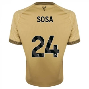 Maglia Calcio Crystal Palace 2025-26 Sosa #24 Trasferta Uomo
